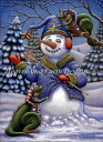 Heaven And Earth Designs クロスステッチ刺繍図案 HAED 輸入 上級者 Randal Spangler 雪だるまの魔法 Mini Sn...