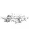 Heaven And Earth Designs クロスステッチ刺繍図案 HAED 輸入 上級者 Laura Von Stetina チーズを落としたマウス M...