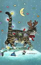 Heaven And Earth Designs クロスステッチ刺繍図案 HAED 輸入 上級者 Gary Patterson クリスマスの猫 Holiday ...