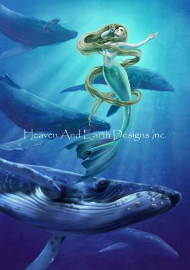 Heaven And Earth Designs クロスステッチ刺繍図案 HAED 輸入 上級者 Selina Fenech 海洋の唄 Ocean Song Ocean Song 全面刺し