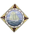 Heaven And Earth Designs クロスステッチ刺繍図案 HAED 輸入 上級者 Hugh Harris 航海とコンパス Sailing On The Compass 全面刺し