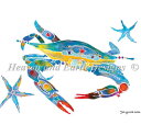 Heaven And Earth Designs クロスステッチ刺繍図案 HAED 輸入 上級者 Jo Lynch クラブ Crab