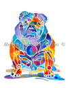 Heaven And Earth Designs クロスステッチ刺繍図案 HAED 輸入 上級者 Jo Lynch イングリッシュ・ブルドッグ English Bulldog