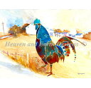 Heaven And Earth Designs クロスステッチ刺繍図案 HAED 輸入 上級者 Jo Lynch 雄鶏と農場 Rooster Farmyard