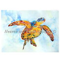 HAED クロスステッチ刺しゅうチャート Heaven And Earth Designs 図案 【Sea Turtle NO BK/背景無し】 Jo Lynch