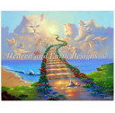 HAED クロスステッチ刺繍図案 Heaven And Earth Designs 輸入 上級者 Jim Warren 全ての猫は天国へ行く All Cats ...