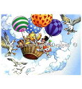 Heaven And Earth Designs HAED クロスステッチ刺繍図案 輸入 上級者 John Patience 飛び立つテディベアー Teddie...