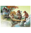 Heaven And Earth Designs HAED クロスステッチ刺繍図案 輸入 上級者 John Patience 3びきのくま Goldilocks...