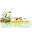 クロスステッチ刺繍図案 Heaven And Earth Designs HAED 輸入 上級者 Tom Allen 三羽の小鴨 Three Little Du...