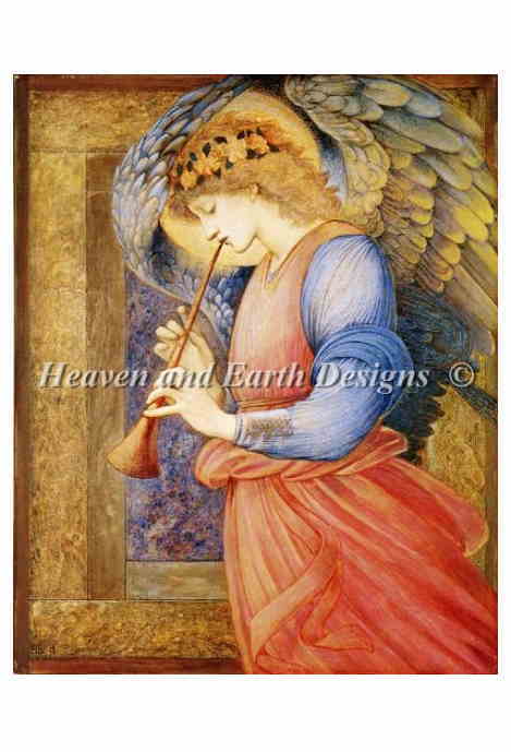 Edward Burne-Jones エドワード・バーン＝ジョーンズ 名画 芸術作品  HAED クロスステッチ刺繍図案 Heaven And Earth Designs 輸入 上級者 全面刺し