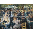 Pierre Auguste Renoir（ピエール＝オーギュスト ルノワール） 名画 【ムーラン ド ラ ギャレットの舞踏会-Bal Du Moulin de La Galette-】 HAED クロスステッチ刺繍チャート Heaven And Earth Designs 図案