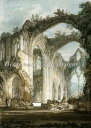 Joseph Mallord William Turner ジョゼフ マロード ウィリアム ターナー 名画 クロスステッチ刺しゅうチャート HAED 図案 【Interior Of Tintern Abbey-ティンターン修道院の内部-】 Heaven And Earth Designs