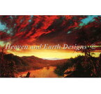 Frederic Edwin Church フレデリック・エドウィン・チャーチ Heaven And Earth Designs クロスステッチ刺繍図案 HAED 輸入 【荒野の夕暮れ-Mini Twilight In The Wilderness-】 上級者 全面刺し