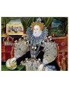 George Gower（ジョージ・ゴア） 名画 【Queen of England Elizabeth】 クロスステッチ刺しゅうチャート HAED 図案 Heaven And Earth Designs 輸入 美術 絵画