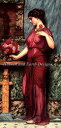 John William Godward(ジョン・ウィリアム・ゴッドワード) 名画 【Mini An Offering To Venus】 HAED クロスステ...