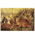 John Anster Fitzgerald(ジョン・アンスター・フィッツジェラルド) 名画 【Cat Among the Fairies】 HAED クロスス...