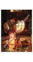 William Holman Hunt（ウィリアム・ホルマン・ハント） 名画 【Holman Hunt - Lady of Shalott】 HAED クロスステッチ刺しゅう 図案 Heaven And Earth Designs 輸入 チャート 美術 絵画 芸術作品