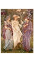 Walter Crane(ウォルター・クレイン) 名画 【Signs of Spring - Walter Crane】 HAED クロスステッチ刺しゅう 図案...