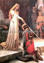 Edmund Blair Leighton(エドモンド・ブレア・レイトン) 名画 【Supersized The Accolade】 美術 絵画 芸術作品 HA...
