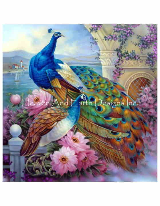 Heaven And Earth Designs クロスステッチ刺繍図案 HAED 輸入 上級者 Oleg Gavrilov 素敵な庭園 Marvelous Garden 全面刺し