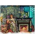 ししゅうクロスステッチ図案 HAED 刺しゅうの時間と暖炉 Heaven And Earth Designs 輸入 Aimee Stewart 上級者 QS A...