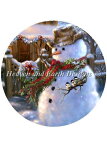 ししゅうクロスステッチ図案 HAED クリスマスのウッドハウス Heaven And Earth Designs 輸入 Dona Gelsinger 上級者 Ornament Woodhouse Christmas 全面刺し