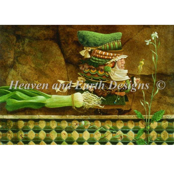 夦ƥå㡼 HAED ǬΤäƤ Heaven And Earth Designs ͢ James C Christensen ް Mini Man Taking A Leek ̻ɤ 