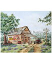 HAED ししゅうクロスステッチ図案 マイクのガレージ Heaven And Earth Designs 輸入 Kay Lamb Shannon 上級者 Mik...
