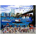 ししゅうクロスステッチ図案 HAED ブルックリン橋の下 Heaven And Earth Designs 輸入 Jane Wooster Scott 全面刺し...
