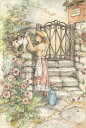 HAED 刺しゅうクロスステッチチャート 少女と友達 Heaven And Earth Designs 輸入 Kim Jacobs 上級者 Girl And F...
