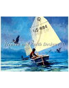 HAED 刺しゅうクロスステッチチャート 平底の貨物船 Heaven And Earth Designs 輸入 Roger Bansemer 上級者 Pram ...