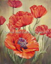 HAED クロスステッチししゅう図案 ポピー・ダンス Heaven And Earth Designs 輸入 Marianne Broome 上級者 Poppy...