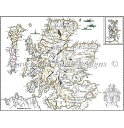 クロスステッチししゅうチャート HAED 地図 輸入 Outlander 上級者 Outlander Map 全面刺し 図案