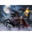 クロスステッチ刺繍チャート スリーピー・ホロー HAED 輸入 Laurie Prindle 上級者 Sleepy Hollow No Skull 図案 全面刺...
