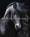 ししゅうクロスステッチ図案 ザ・ブラック Heaven And Earth Designs 上級者 Laurie Prindle 輸入 The Black 全面...