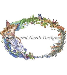 クロスステッチししゅう図案 Meredith Dillman 四季の輪 Heaven And Earth Designs 輸入 Ring of Seasons