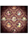 HAED クロスステッチししゅうチャート ティータイム・ダマスク Heaven And Earth Designs 輸入 Teatime Damask 全面刺し...