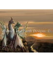 クロスステッチししゅうチャート 分水山脈を越えて Heaven And Earth Designs 輸入 Rob Carlos 上級者 Across The D...