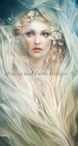 クロスステッチししゅうチャート さざ波 Heaven And Earth Designs 輸入 Anna Dittmann 上級者 Ripple