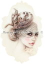 クロスステッチししゅうチャート 山羊の飾り帽子・ビリー Heaven And Earth Designs 輸入 Bec Winnel 上級者 Billie