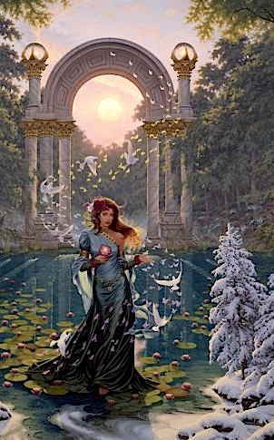 クロスステッチししゅうチャート 覚醒 Heaven And Earth Designs 輸入 Jonathon Earl Bowser 全面刺し ..