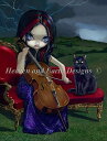 HAED 手芸 クロスステッチ刺しゅう図案 【チェロ・ストーム】 Cello Storm