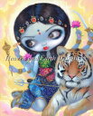 HAED 手芸 クロスステッチ刺繍チャート 【ドゥルガーと虎】 Mini Durga And The Tiger