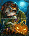 Jasmine Becket Griffith クロスステッチ刺しゅうチャート HAED 図案 【Supersized Halloween Dragonling...
