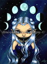 HAED 手芸 クロスステッチ刺繍チャート 【変わりゆく月の精霊】 Fairy of The Changing Moons