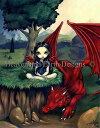 HAED 手芸 クロスステッチ刺しゅう図案 【レッド・ドラゴン】 Red Dragon