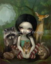 クロスステッチ図案 チャート HAED 手芸 上級者 【白雪姫と動物のお友達】 Snow White And Friends