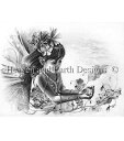 HAED 手芸 クロスステッチ刺しゅう図案 【朝露】 Gathering Dew