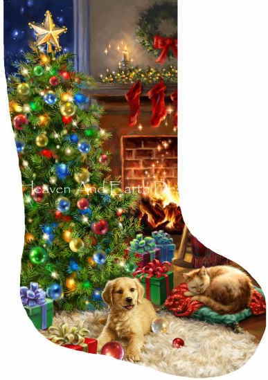 Dona Gelsinger クロスステッチ 図案 刺しゅう チャート 【 Stocking Cozy Christmas DG Request A Siz..