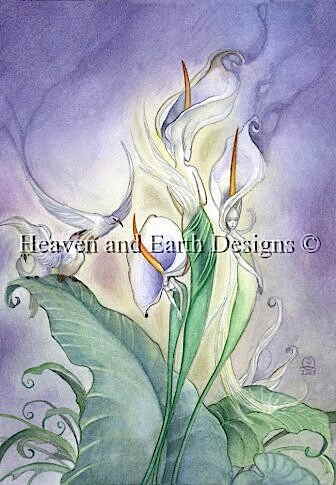 クロスステッチ 刺繍 チャート HAED 手芸 【カラー *花*】 Calla